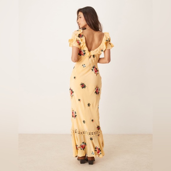Free People
Bali - Santa Cruz Floral Printed Scoop Neck Short Sleeve Maxi Dress - Picture 1 of 10